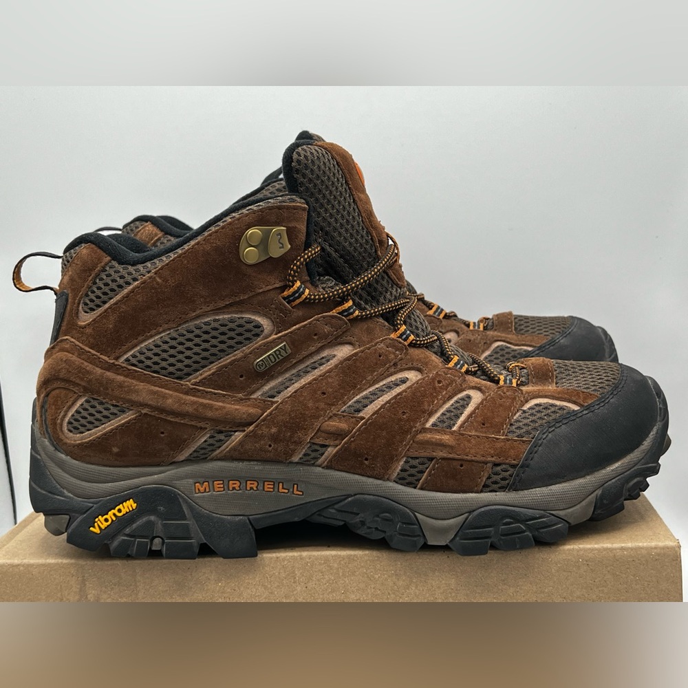 Merrell Mens Moab 2 Mid Waterproof Earth Hiking Boot 11.5